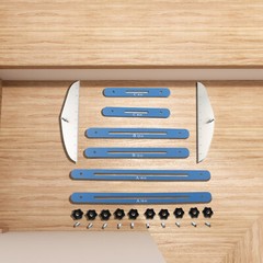 Stair Treads Gauge Template Tool Stair Jig Measuring Stair Shelf Scribe 11-60″
