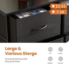 10 Drawers Tall Dresser for Bedroom Drawer Dresser with Organizer Storage Drawer