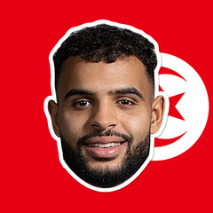 Tunisia Coast National Team Big Head Cutout – Ali Abdi, Anis Ben Slimane