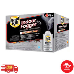 6 Can Fogger Insect Killer Bomb Indoor Bug Roach Spider Flea Tick Bed Kill