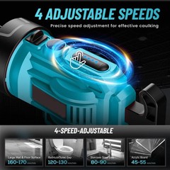 Cordless Electric Adhesive Caulking Gun Caulk Power Tool for 10oz. Sealant Glue