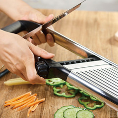 Mandoline Slicer for Kitchen Stainless Steel Food Chopper with Adjustable Blades