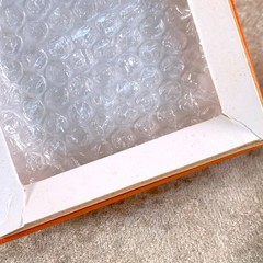 Hermes Mini Change Tray Porcelain Ashtray Patchwork 8x8cm Set of 2 with Case