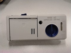 Whirlpool WPW10671905 – OEM dishwasher detergent dispenser assembly