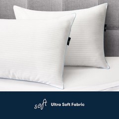 Serta 2-Pack Comfort 101 Bed Pillows, Queen Sizes