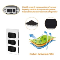 for Frigidaire PAULTRA2 Refrigerator Air Filter PureAir Ultra II (4 pack)
