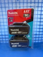 2 Pack Makita BL1850B-2 18V LXT Lithium‑Ion 5.0Ah Battery