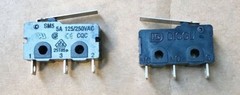 1 PCS DICGU SM5 Micro Limit Switch With Press Rod Lever 3 Pins 5A 125/250VAC