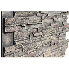 Stack Stone 48 In. X 24.25 In. Polyurethane Interlocking Siding Panel Finished i
