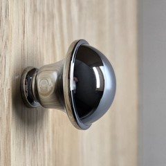 Hickory Hardware Polished Chrome Cabinet Knob, Solid Core Savoy P2243-CH