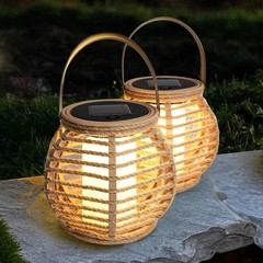 Solar LED Garden Lantern, Waterproof Outdoor Light for Patio, Pathway & Yard