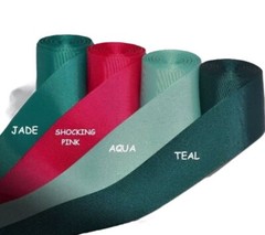 3/8″, 5/8″, 7/8″, 1.5″ Grosgrain Ribbon 5 Yards of 1 Color Solid Bulk Wholesale