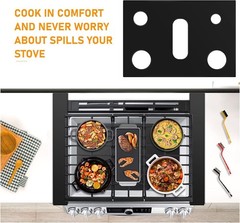 Samsung Gas Stove Burner Covers Reusable Nonstick Stove Protector Mat Liners