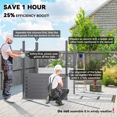 4.6′ x 9′ Metal Outdoor Storage Shed with Lockable Doors, Gray