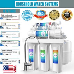 Simpure 6 Stage Reverse Osmosis Water Filter System with Alkaline Filter 75 GPD