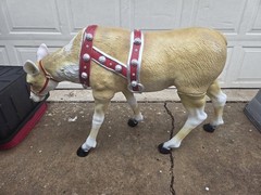 Accents Holiday LED Feeding Reindeer 4.5 Feet **No Adapter Read Description**