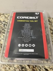 Corebilt 37-Piece Combination Tool Set Screwdrivers Pliers Hex Keys Bits New