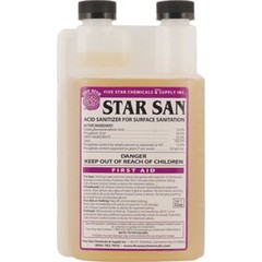 Star San Acid Sanitizer, 32 oz No Rinse Homebrew Beer Wine Moonshine Food Grade