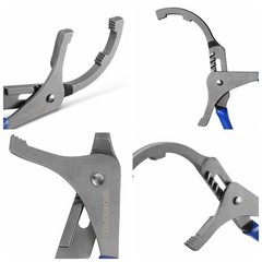 WORKPRO Oil Filter Wrench/Pliers 9″&12″ Set Adjustable Oil Filter Removal Tool