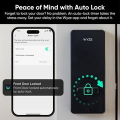 Smart Lock V2 with AI Scanner: Fingerprint Access, Remote Control & 8-Mo Battery