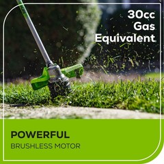 Greenworks 80V 17 inch String Trimmer w/ 2Ah Battery & 2A Charger (Refurbished)