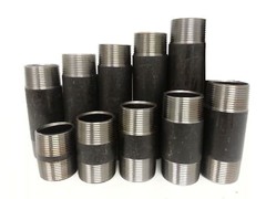 2x Pack 2″ x Various Length Black Pipe Nipples NPT Threaded Both End Schedule 40