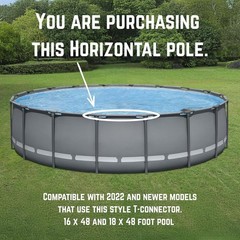 Replacement Horizontal Pool Leg/pole For Bestway Power Steel 18ft x48in pool