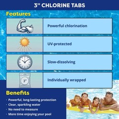 In The Swim 3 Inch Stabilized Chlorine Tablets for Sanitizing Swimming Pools –