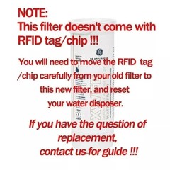 3Pack GE XWFE Refrigerator Replacement Water Filter （Without Chip❗Without Chip❗）