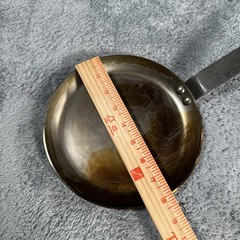 8” Mauviel 1830 Made In France M’STEEL Crepe Pan With Handle Skillet Cooking