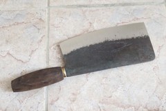 Crude – Premium Chinese Cleaver Vegetable Chef Knife, 8 inch Carbon Steel