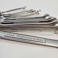 Vintage Craftsman Metric Combination Wrench 10pc Set 6mm – 15mm Forged in USA