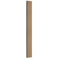 4 Pcs Acoustic Wood Wall Slat Panels 7.9″x94.5″ Sound Absorbing Modern Light Oak