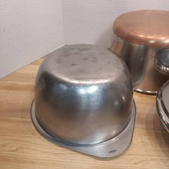 Vintage Revere Ware 1801 3 Qt Saucepan Double Boiler Insert Lid Copper Bottom 79