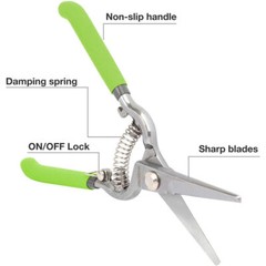 WORKPRO 2 Piece Pruning Shears Set Drop Forged With Carbon Steel Straight Blade