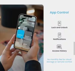 Lockly FingerPrint Secure Pro Zeno Satin Nickel Deadbolt WiFi Smart Lock Alexa