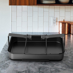 Drip Pan for Weber, 93305 Catch Pan with 20-Pack 6415 Foil Grease Tray Liners, f