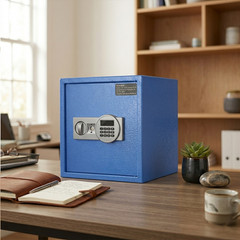 1.5 Cu Ft Digital Safe Box for Home Office Jewelry Cash Alarm 2 Bags Multi-Color