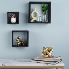 Stylish Floating Square Cube Shelves for Any Room Decor