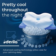 Derila Ergo Cervical Neck Pillow – Memory Foam Pillows for Back & Side Sleepers
