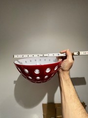 Set of 2 Giant 24.89cm 9.8” GUZZINI Le MURRINE Made in Italy LE MURRINE Bowls