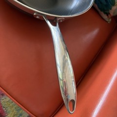LIGHTLY USED HexClad Hybrid 12 in Nonstick WOK Frying Pan NO Glass Lid