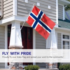 Anley Fly Breeze 3×5 Foot Norway Flag – Norwegian Nordmann National Flags