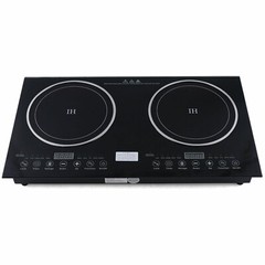 Induction Cooktop 2 Burners Electric Hob Cook Top Stove Ceramic Cooktop 110V