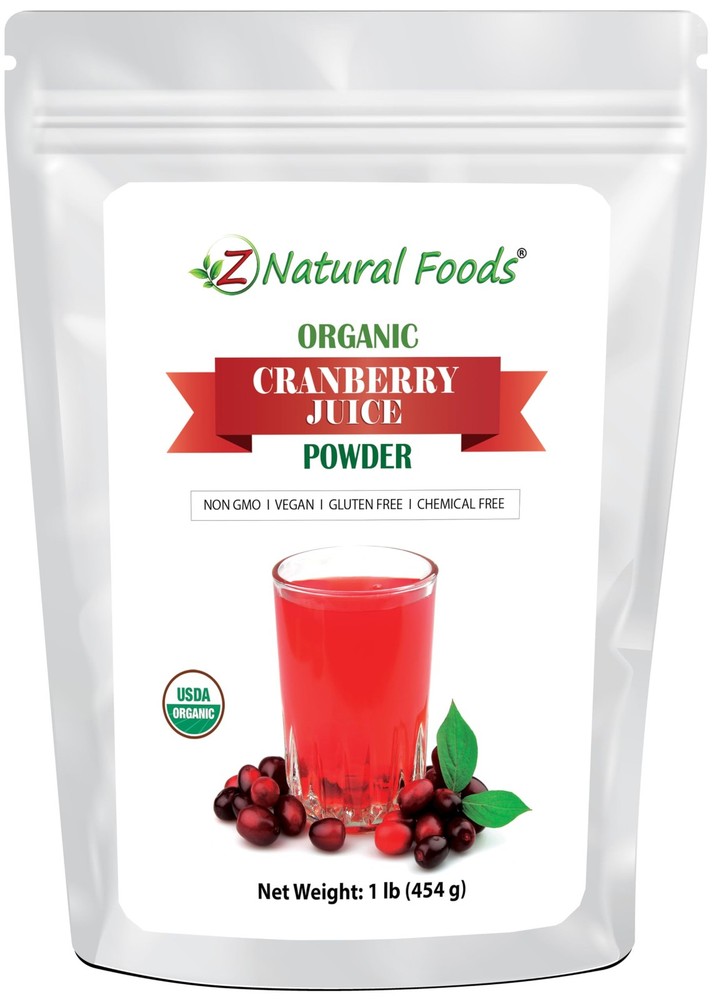 Z Natural Foods Organic Cranberry Juice Powder, 16 Ounce (Pack of 1)