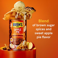 Bush’s Apple Pie Flavored Baked Beans, Summer Edition Canned Beans, 27.9can