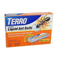 TERRO Liquid Ant Bait Ant Killer 6 Bait Stations 2 Packs