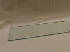 Jalousie Window Glass Clear Rectangle Pane Replacement 26x4x.25 inches
