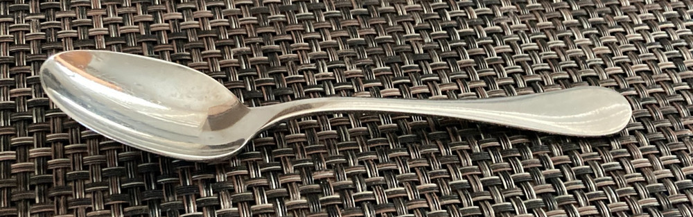 Christofle France Acier Berry Teaspoon Flatware 5 7/8″