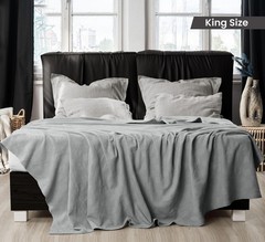 Utopia Bedding Ivory 100% Cotton Blanket [Queen Size – 90×90 Inch] 350GSM…